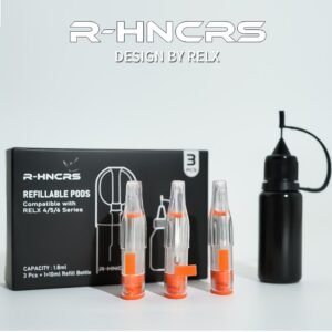 【R-HNCRS 犀牛】RELX 4/5/6 代通用空倉 1.8ml 3入+10ml注油瓶
