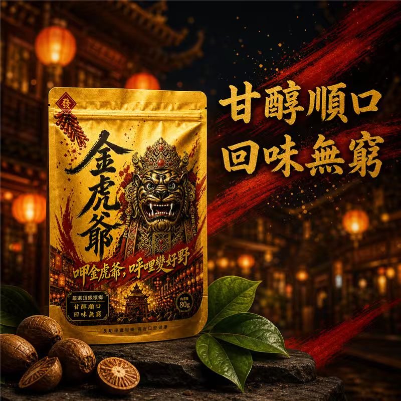 金虎爺檳榔 【金虎爺檳榔】大陸檳榔乾果 30顆獨立包裝隨身方便 台灣市場調味